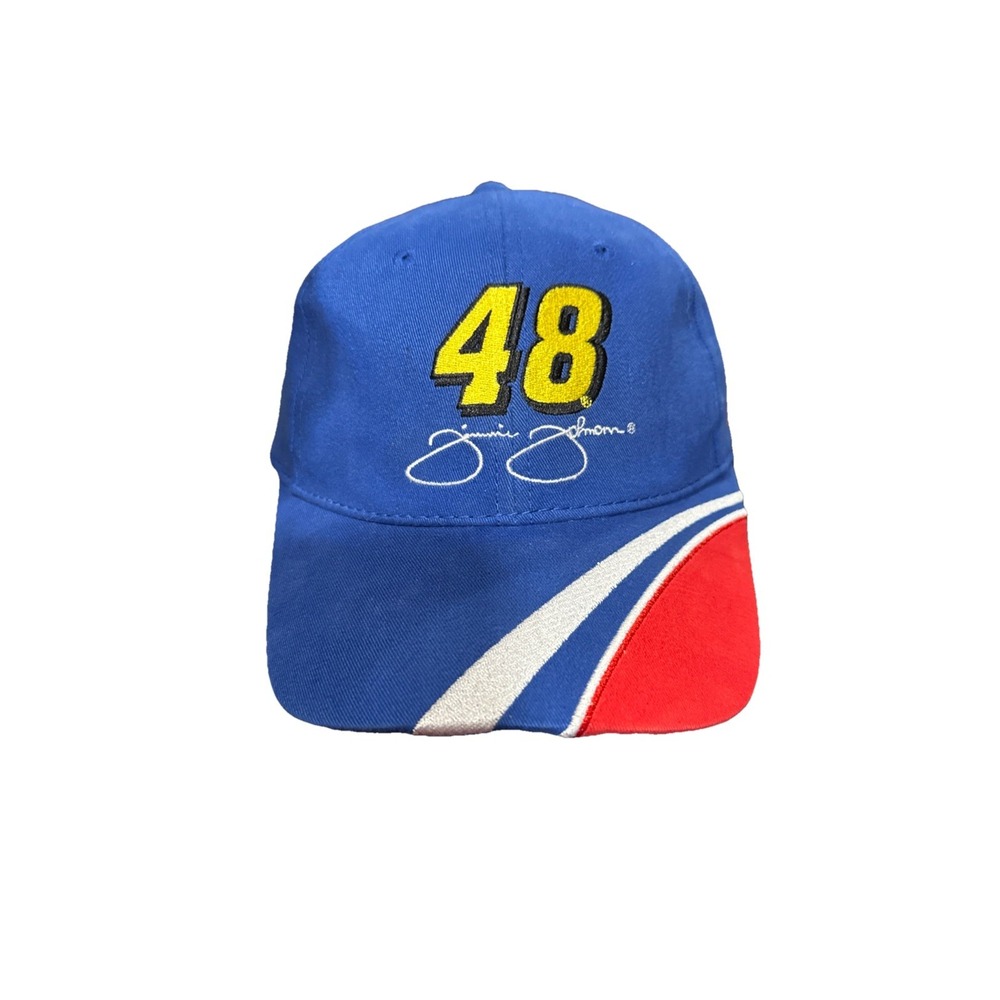 Nascar Jimmie Johnson #48 Lowes USO Adjustable Hat Cap Winners‎ Circle 2007